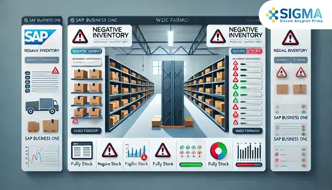 pengaturan negatif inventory sap business one